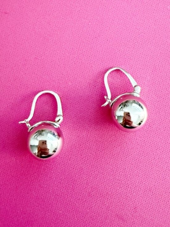 Jewelry - Sterling Silver Ball Dangle Drop Earrings
